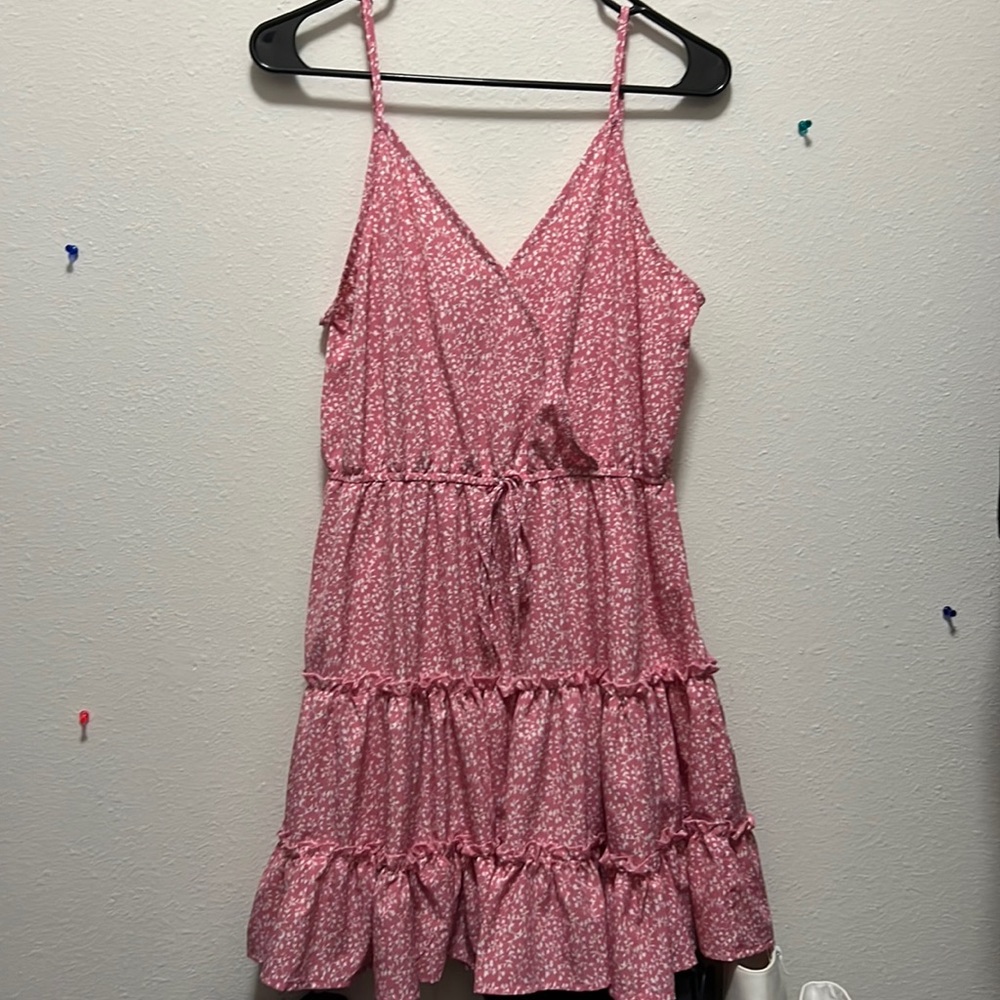 Large pink dresss
